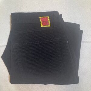 Empyre Corduroy Skater Shorts Men's‎ Size 32 Relax Fit Loose Baggy Black